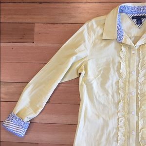 Tommy Hilfiger button down long sleeve blouse
